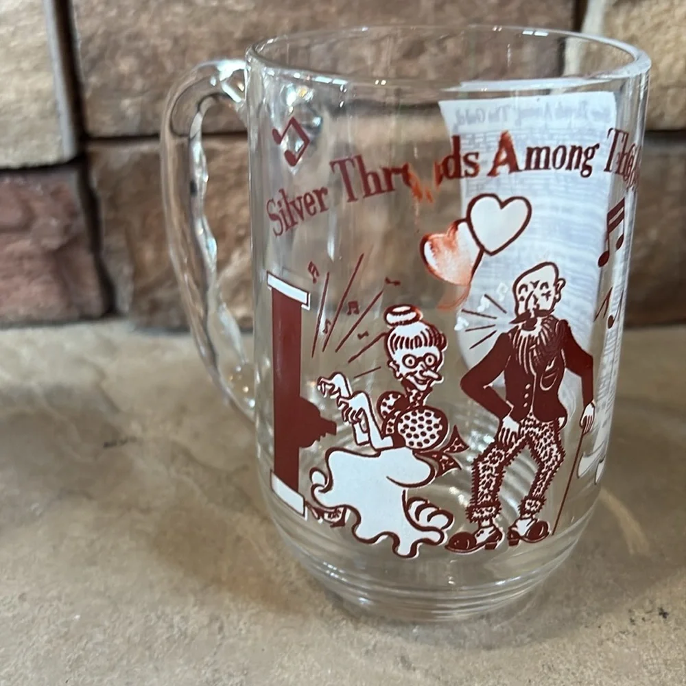 Vintage 1950s Hazel Atlas collectors glass mugs